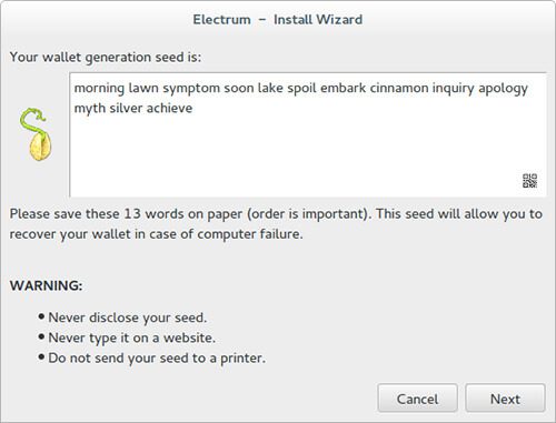 install electrum